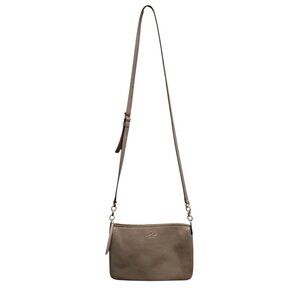 Kate Spade Taupe Pebbled Leather Larchmont Avenue Madelyne Crossbody
